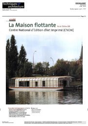 La Maison flottante ,1 - Ronan et Erwan Bouroullec