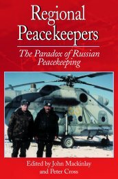 The paradox of Russian peacekeeping - United Nations University
