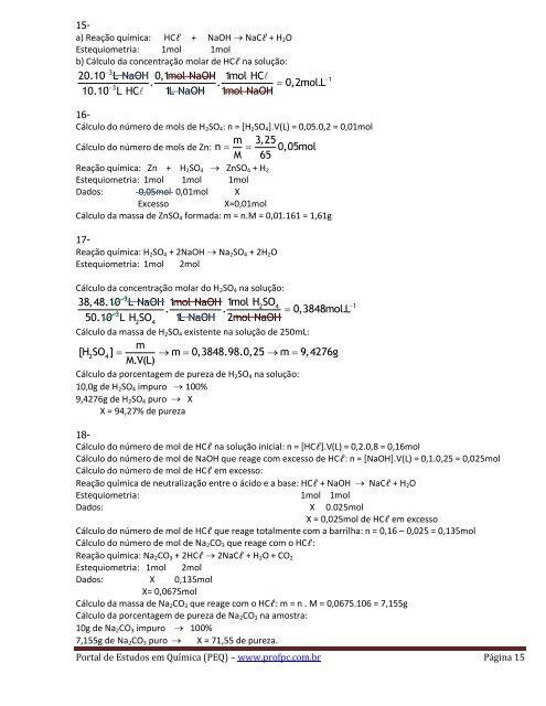 OperaÃ§Ãµes com soluÃ§Ãµes 4: TitulaÃ§Ã£o - Portal de Estudos em QuÃ­mica