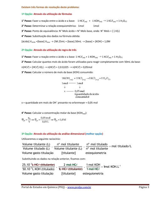 OperaÃ§Ãµes com soluÃ§Ãµes 4: TitulaÃ§Ã£o - Portal de Estudos em QuÃ­mica