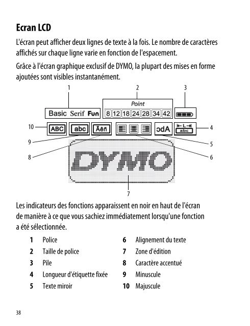 LabelManager 360D User Guide - DYMO
