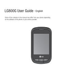 LG800G User Guide- English - Tracfone