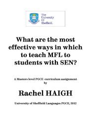 What are the most effective ways in which to teach MFL to students ...