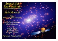 Search for Dark Matter Aldo Morselli - GLAST Gamma-Ray Large ...