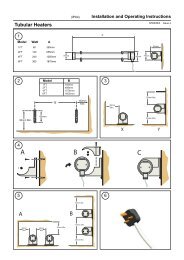 GDC tubular heater instructions issue 4.indd - Creda Heating