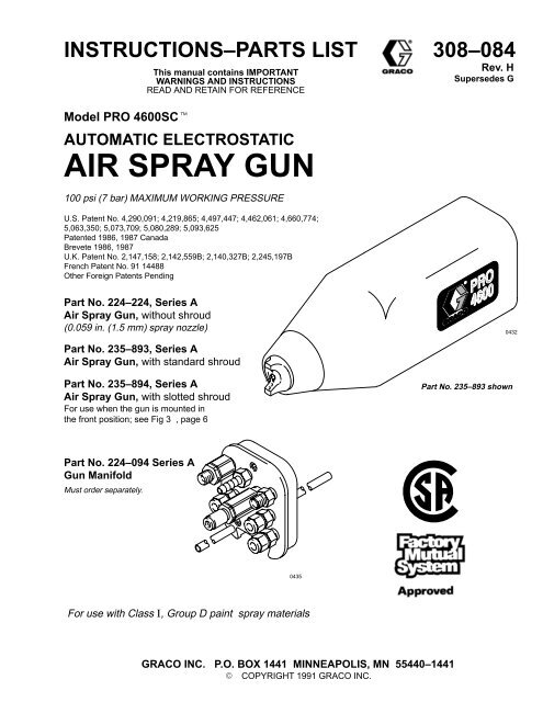 Electrostatic Spray Gun Basics