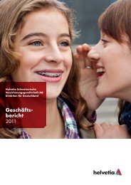 Geschäftsbericht Helvetia Direktion für Deutschland 2011