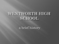 click Here - Wentworth High School