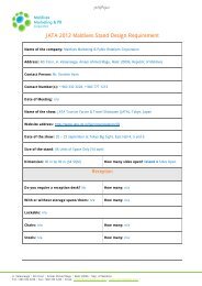 Stand Design Requirements - Maldives