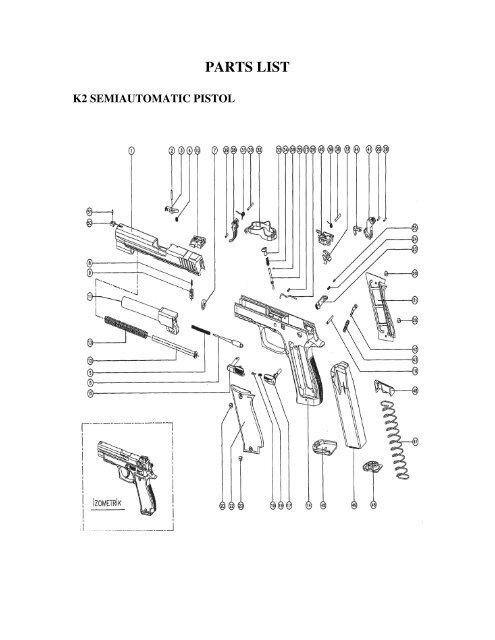 Exploded View and Parts List - EAA