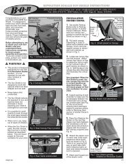 Revolution duallie sun shield instructions - BOB Trailers and Strollers