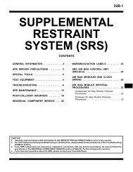 SUPPLEMENTAL RESTRAINT SYSTEM (SRS) - EvoScan
