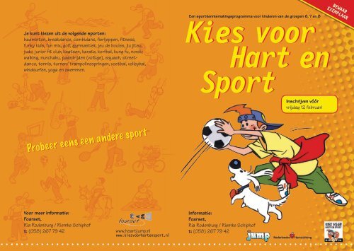 Probeer eens een andere sport - kies je sport