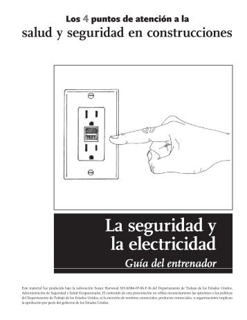 La seguridad y la electricidad - OSHA