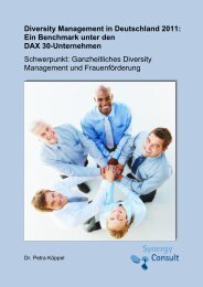 Diversity Management in Deutschland 2011: Ein Benchmark unter ...