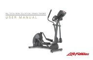 X3-5 - User Manual - Life Fitness