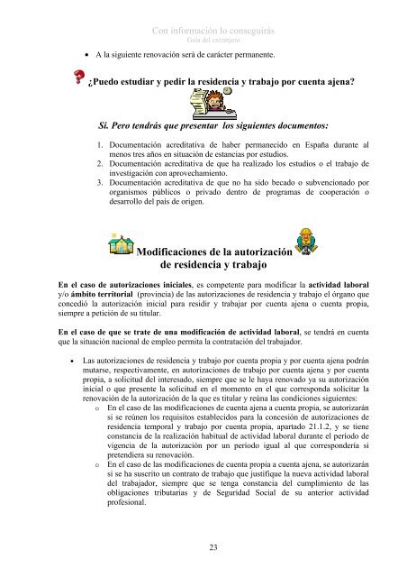 GuÃ­a para personas extranjeras - Comisiones Obreras de AndalucÃ­a