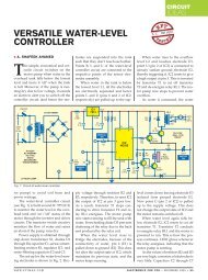 VERSATILE WATER-LEVEL CONTROLLER