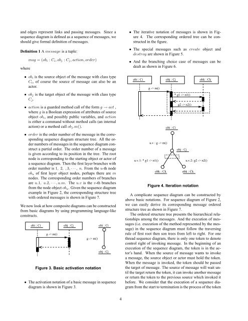 A Formal Semantics of UML Sequence Diagram - UNU-IIST - United ...