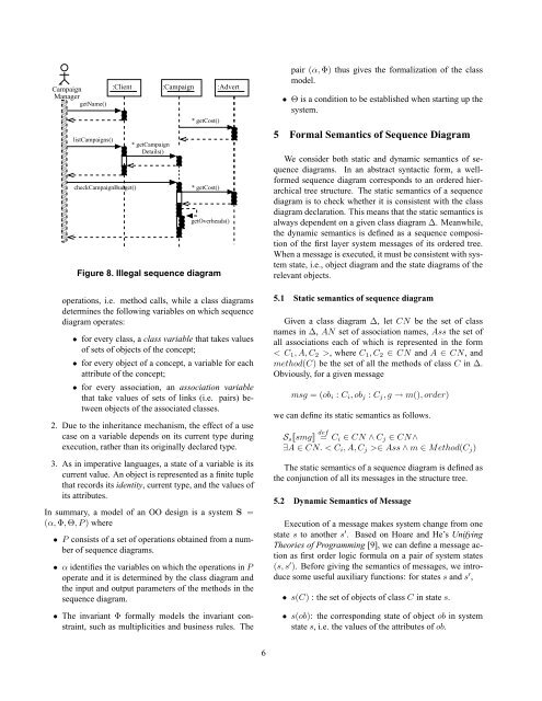 A Formal Semantics of UML Sequence Diagram - UNU-IIST - United ...