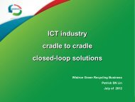 ICT industry cradle to cradle closed-loop solutions