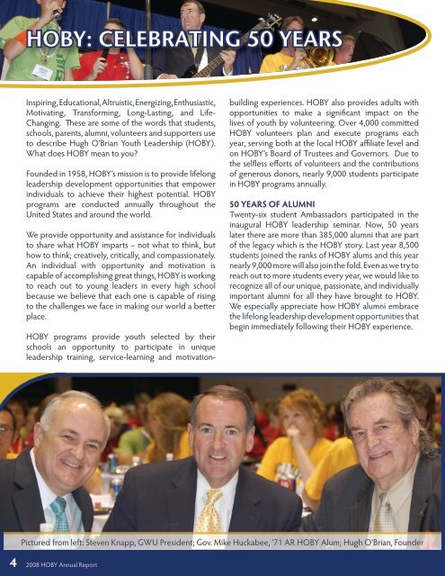 2008 Annual Report (PDF) - Hoby