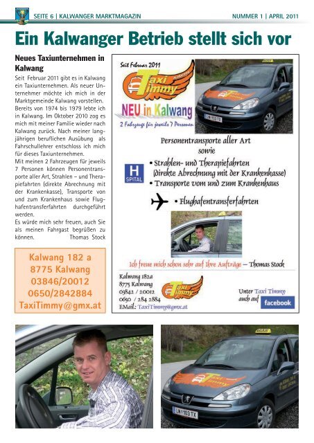 Kalwanger MARKTMAGAZIN