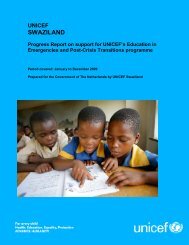 Swaziland Progress Report 2009
