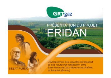 Présentation du projet Eridan faite par GRTgaz lors des réunions de ...