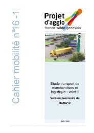 Cahier n°16-1 : Transport de marchandises, FRET - Grand Genève