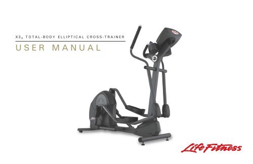X3-0 - User Manual - Life Fitness