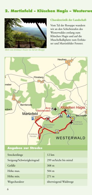 Wandern im Eichsfeld - Leinefelde-Worbis Informationen