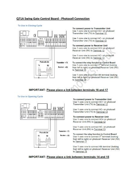 Gate Photocell Wiring Diagram from img.yumpu.com