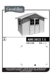 ABRI DECO 7.5 - Grosfillex Garden Home