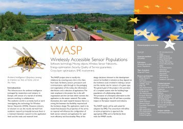 Leaflet of the WASP project - Hitech Projects