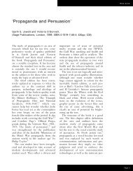 Propaganda and Persuasion Book Review - Dr Phil Harris