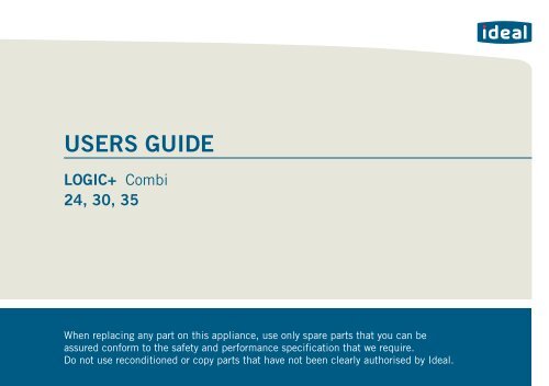 USERS GUIDE - Ideal Heating