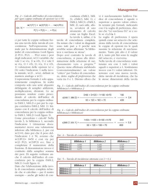 Il benchmarking multicriteri - Biblioteche oggi