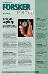 Arbejds- vogtning - FORSKERforum