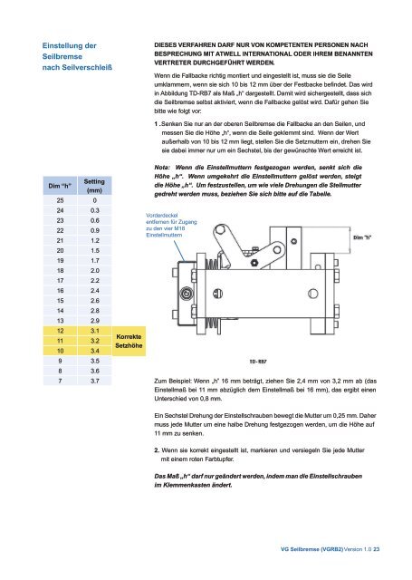 VG Seilbremse - Stingl GmbH