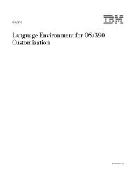 Language Environment for OS/390 Customization
