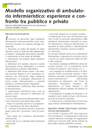 visualizza l'articolo in formato pdf - Ipasvi Milano Lodi