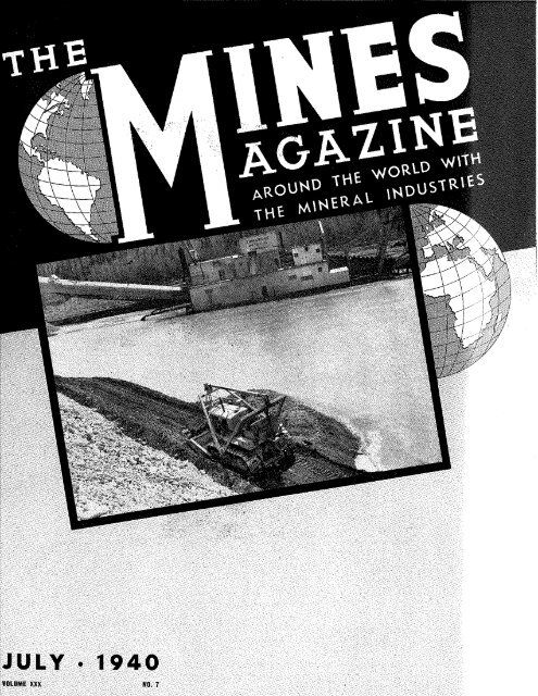VOLUME XXX NO. 7 - Mines Magazine - Colorado School of Mines