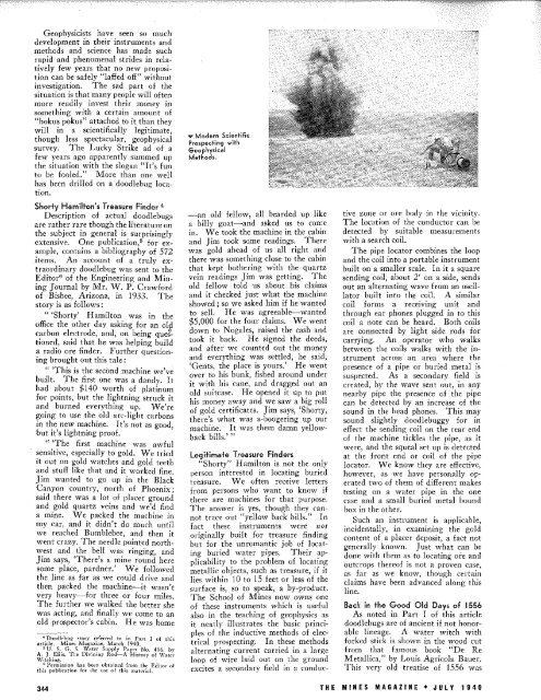 VOLUME XXX NO. 7 - Mines Magazine - Colorado School of Mines