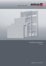 broetje heiztechnik gesamtpreisliste und ... - Heizungs-Discount