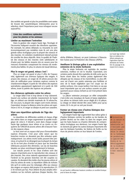 La culture biologique des vergers haute tige - Le centre d'agriculture ...