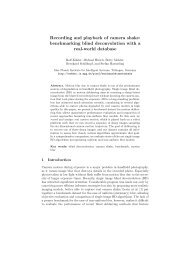 benchmarking blind deconvolution with a real-world database