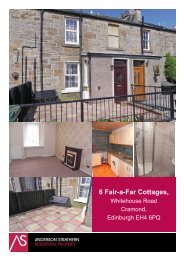 6 Fair-a-Far Cottages, - Anderson Strathern.....