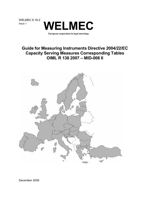 Guide for Measuring Instruments Directive 2004/22/EC ... - WELMEC