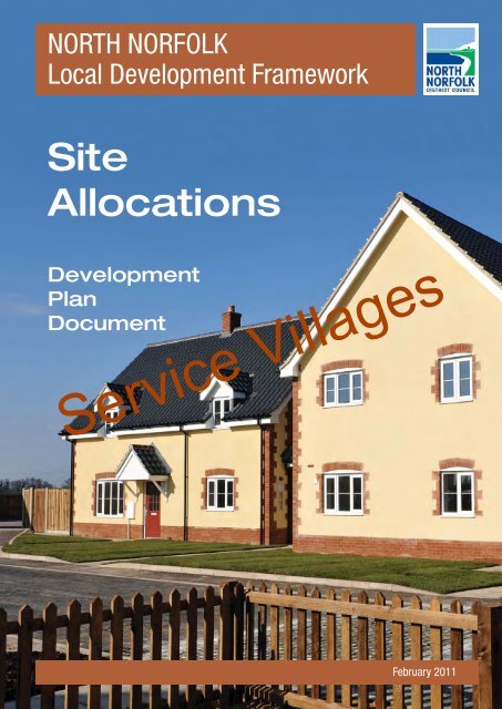 Site Allocations (Villages) - North Norfolk District Council